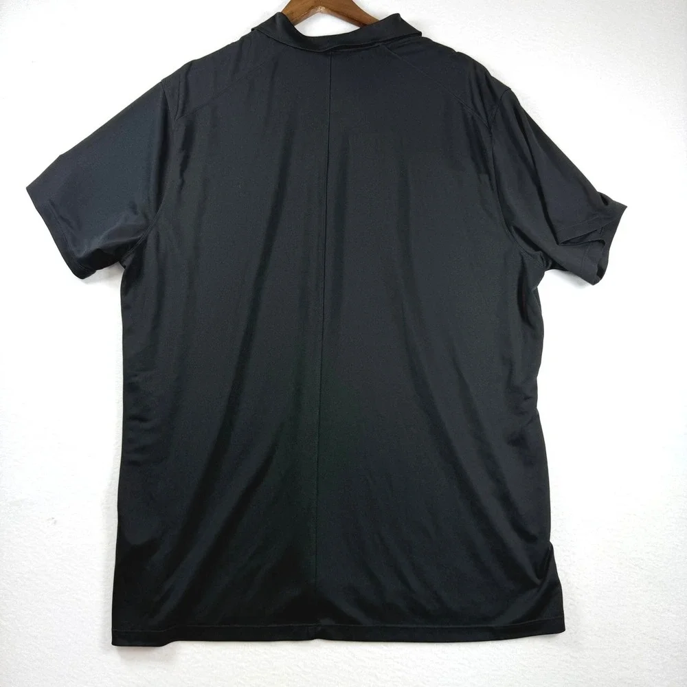 Nike Sacramento Kings NBA Dri-FIT Polo Shirt Mens 2XL Black Purple CN4118-010